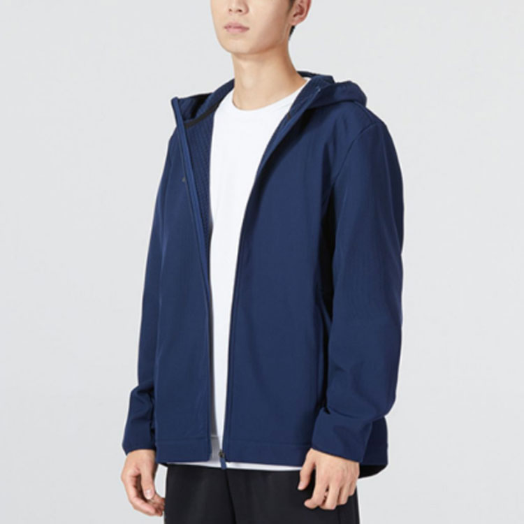 Details for Under Armour Gradient Reflective Logo Hooded Jacket Blue 22600401-408