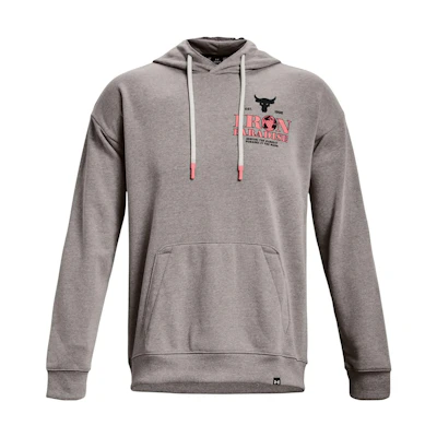 Under Armour Graphic Print Pullover Hoodie Gray Color 1373562-294