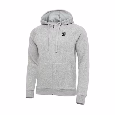 Under Armour Gray Fleece Lined Zip-Up Hoodie Jacket 1357111-011