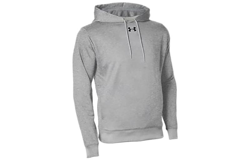Under Armour Gray Hoodie Sweatshirt with Drawstring and Logo Design 1375826-011
