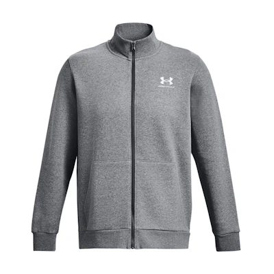 Under Armour Gray Logo Print High-Neck Jacket 1381035-012