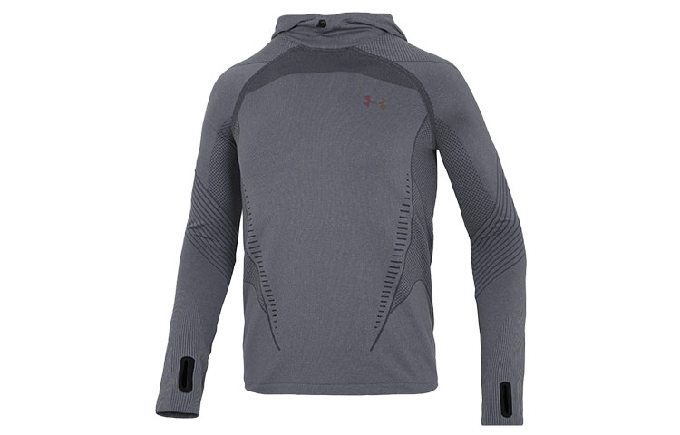 Under Armour Gray Training Hoodie Sweatshirt 1356608-012