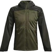 Under Armour Green Colorblock 3-in-1 Slim-Fit Hooded Jacket 1316018-391 Under Armour Green Colorblock 3-in-1 Slim-Fit Hooded Jacket 1316018-391