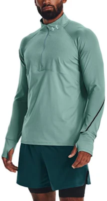 Under Armour Green Half-Zip Solid Running Sweatshirt 1365662-177 Shop Under Armour Green Half-Zip Solid Running Sweatshirt 1365662-177