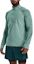 Shop Under Armour Green Half-Zip Solid Running Sweatshirt 1365662-177