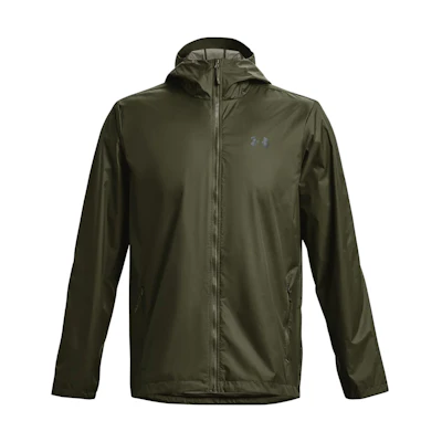 Under Armour Green Logo Hoodie Zip Jacket Long Sleeve 1321439-391