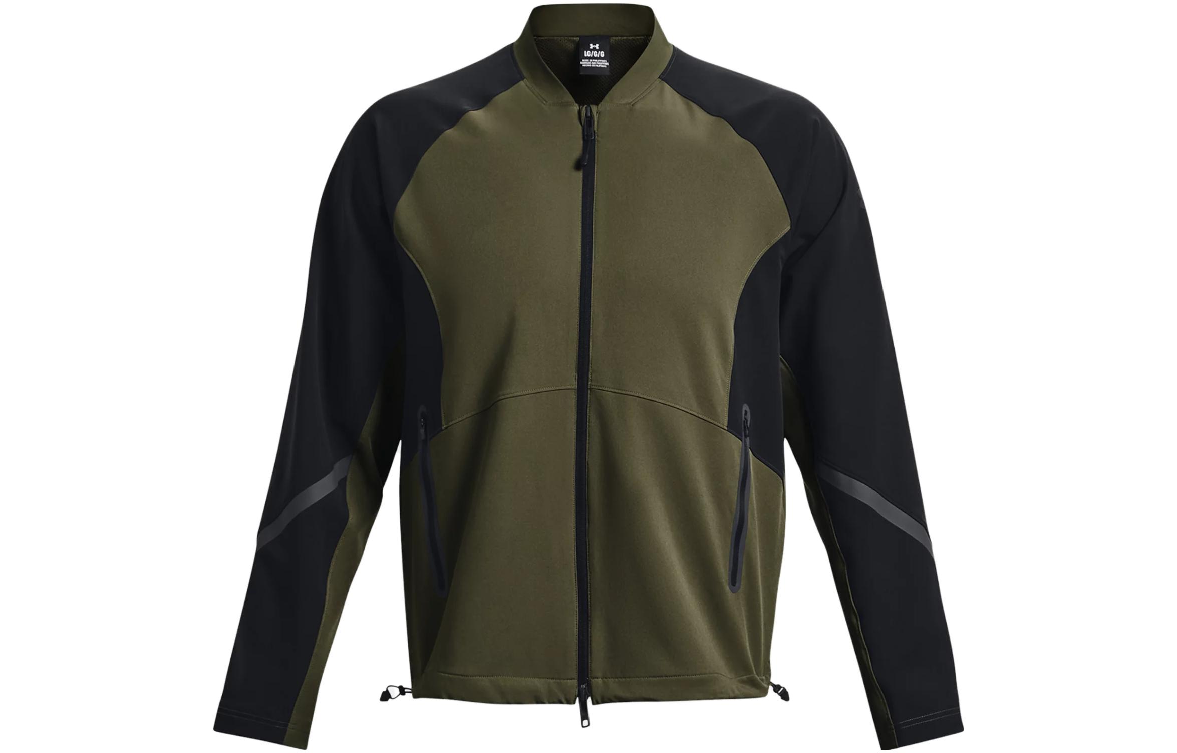 Under Armour Green Quarter-Zip Long Sleeve Jacket 1377170-390