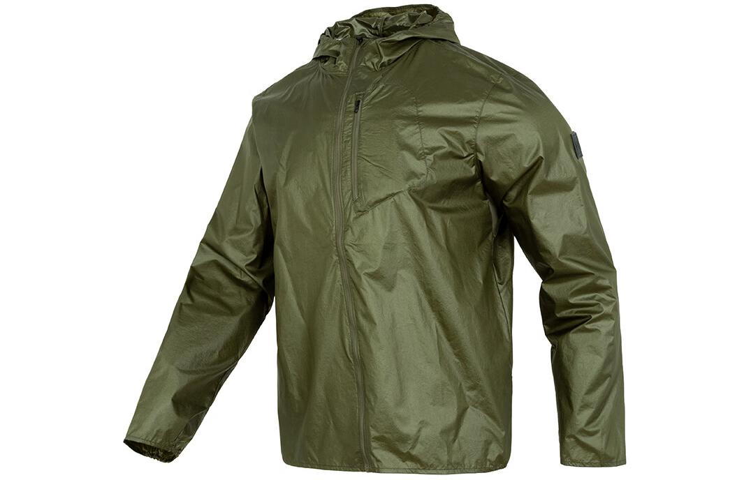 Under Armour Green Solid Loose Fit Quick-Dry Hoodie Jacket 1350943-390