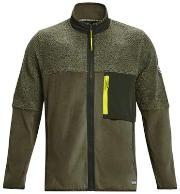 Under Armour Green Solid Zip-Up Long-Sleeve Jacket 1373277-390 Buy Under Armour Green Solid Zip-Up Long-Sleeve Jacket 1373277-390