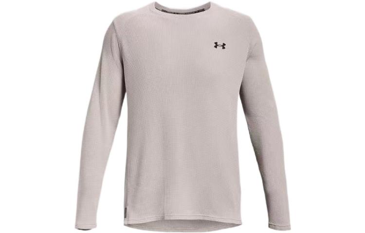 Under Armour Grey Crewneck Sweatshirt with Logo Print Design 1373179-592