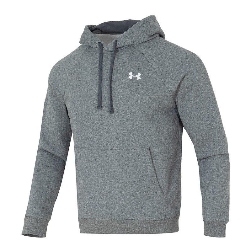 Under Armour Grey Pullover Hoodie - Comfortable and Breathable 1379861-013