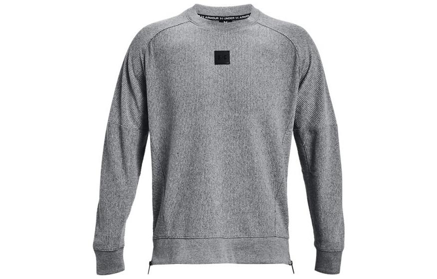 Under Armour Grey Pullover Sweatshirt with Solid Logo Design 1373877-001