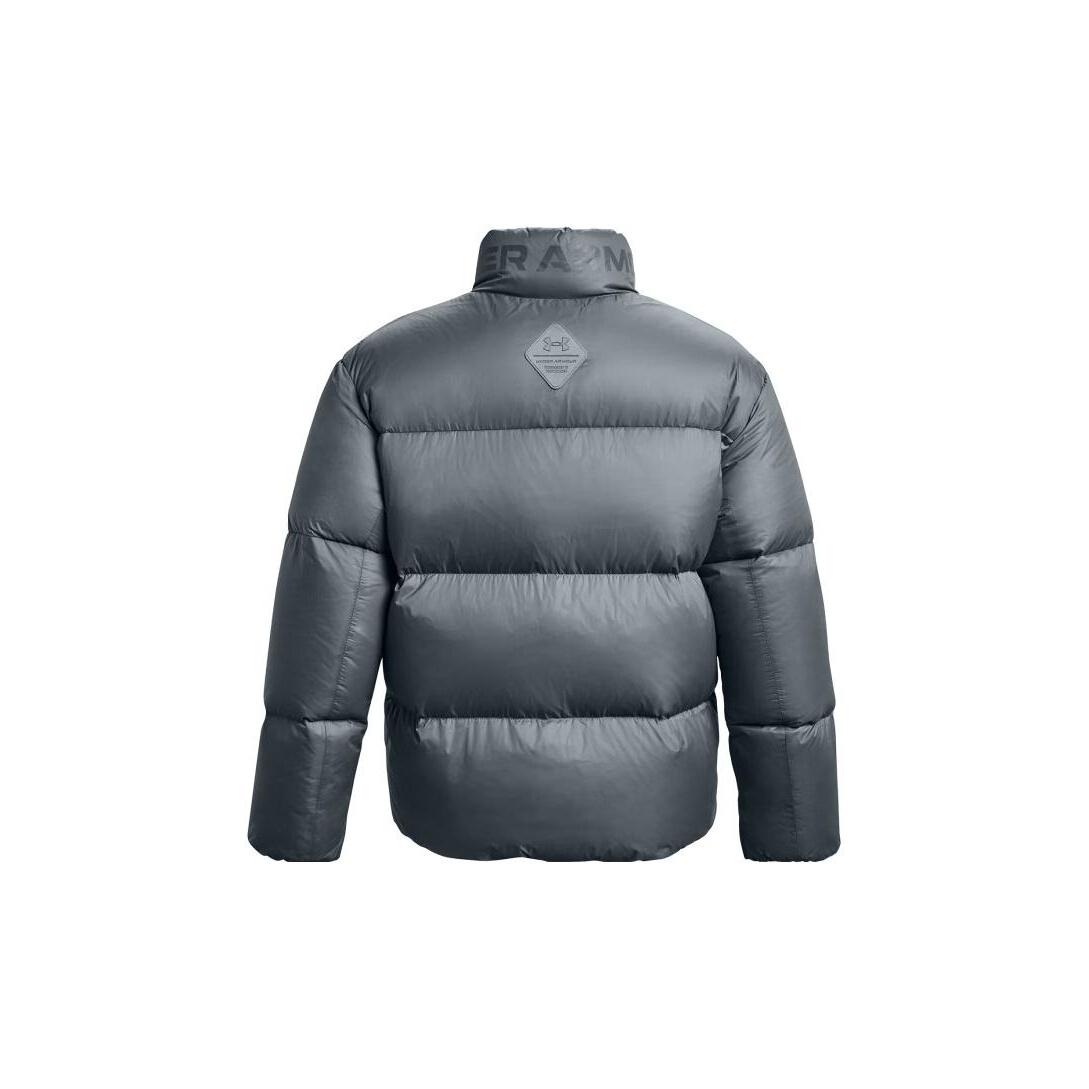 Shop Under Armour Jaket Training Abu-Abu Unisex dengan Hadiah Kalung. 1378828-002（）