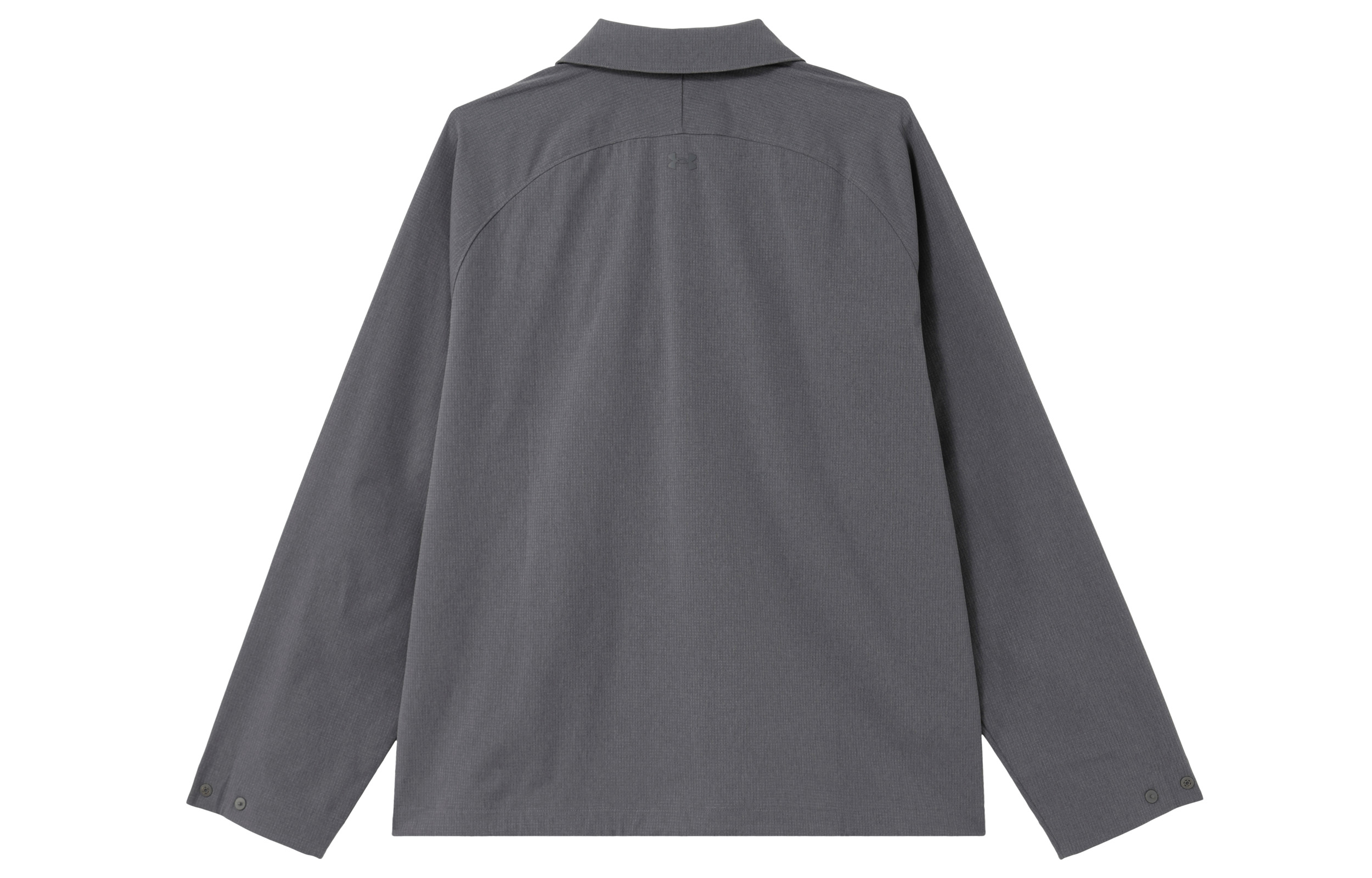 Lookbook Under Armour Kelabu Vintage Jaket Polo Lengan Panjang Zip-Up 1383029-025