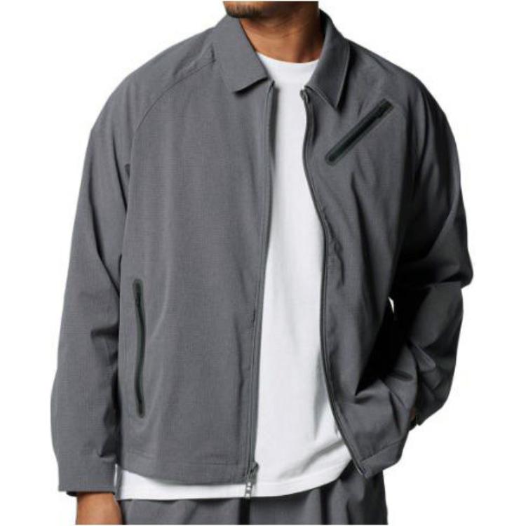 Shop Under Armour Kelabu Vintage Jaket Polo Lengan Panjang Zip-Up 1383029-025