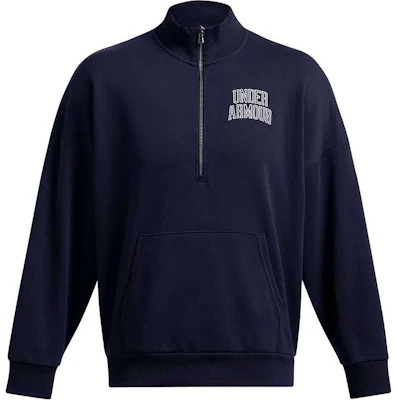 Under Armour Half-Zip Pullover Sweatshirt - Navy Blue Sports & Casual 1386550-410 Buy Under Armour Half-Zip Pullover Sweatshirt - Navy Blue Sports & Casual 1386550-410
