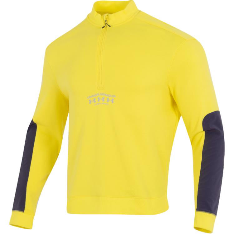 Under Armour Half-Zip Pullover Sweatshirt Yellow - Sportswear 1374544-720