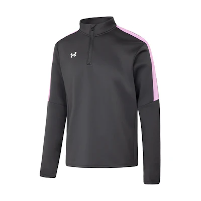 Under Armour Half-Zip Training Sweatshirt Pink with Logo Print 22600301-638