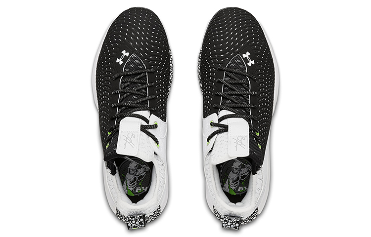 Shop Under Armour Harper 5 Low St 'Black White' 3023001-001