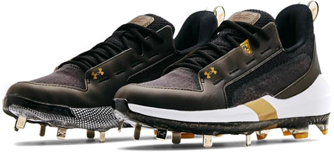 언더아머 하퍼 6 로우 ST '블랙 메탈릭 골드' 3024315-001 Lookbook 언더아머 하퍼 6 로우 ST '블랙 메탈릭 골드' 3024315-001