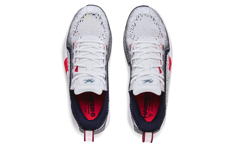 Shop Under Armour Harper 6 Low ST ''Blanc Bleu Minuit'' 3024315-104