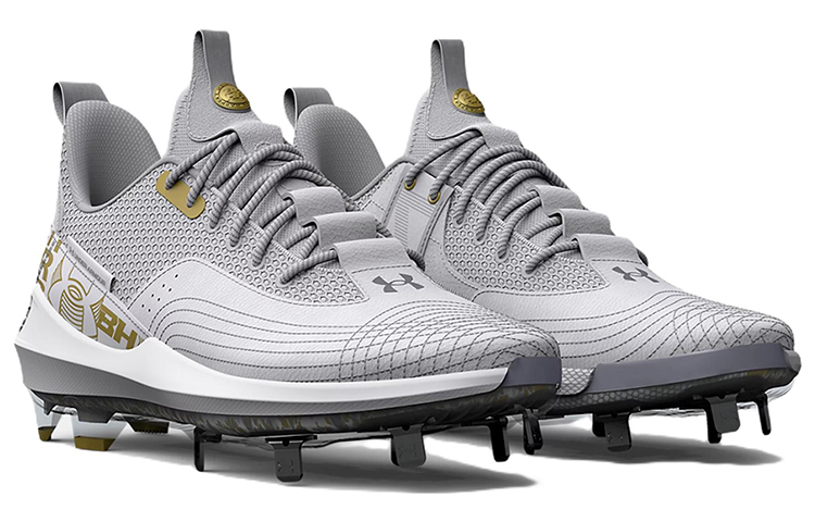 Lookbook Under Armour Harper 7 Low ST ''Bianco Oro Metallizzato'' 3025582-100