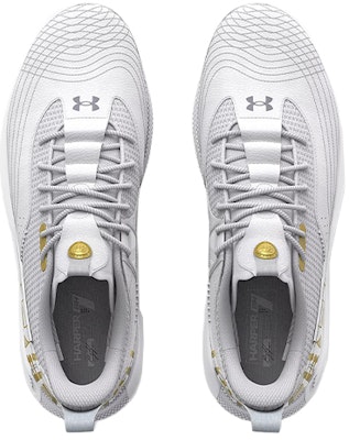 Under Armour Harper 7 Low ST 'White Metallic Gold' 3025582-100 Shop Under Armour Harper 7 Low ST 'White Metallic Gold' 3025582-100