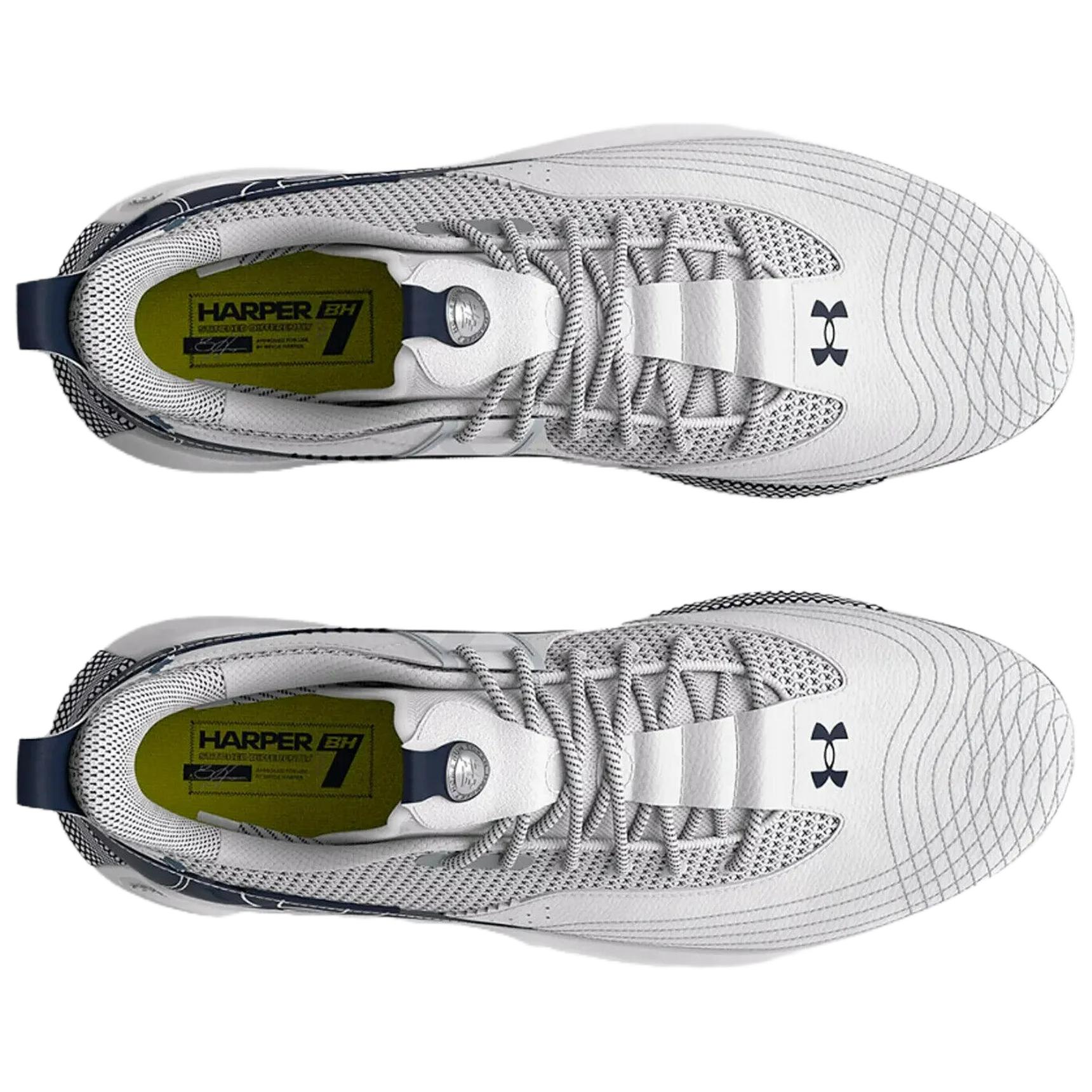 Shop Under Armour Harper 7 Low ST ''Weiß Mitternachtsblau'' 3025582-401