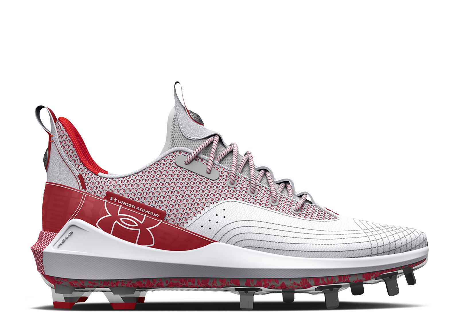 Under Armour Harper 7 Low ST 'White Red' 3025582-600