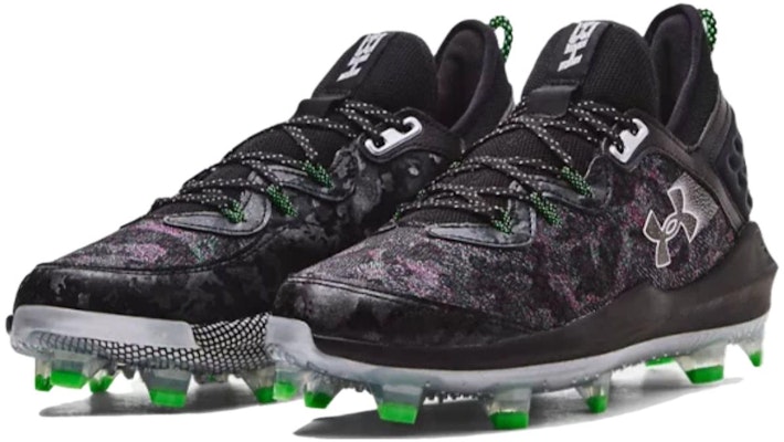 Under Armour Harper 8 Elite TPU 'Black Pink Green' 3026591-001 Order Under Armour Harper 8 Elite TPU 'Black Pink Green' 3026591-001