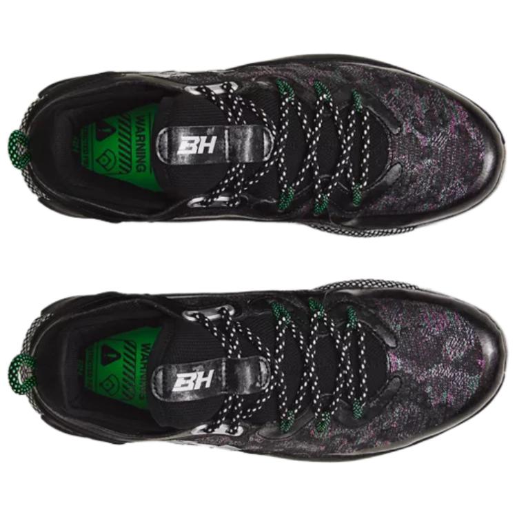 Lookbook 安德玛 哈珀8精英TPU '黑粉绿' 3026591-001