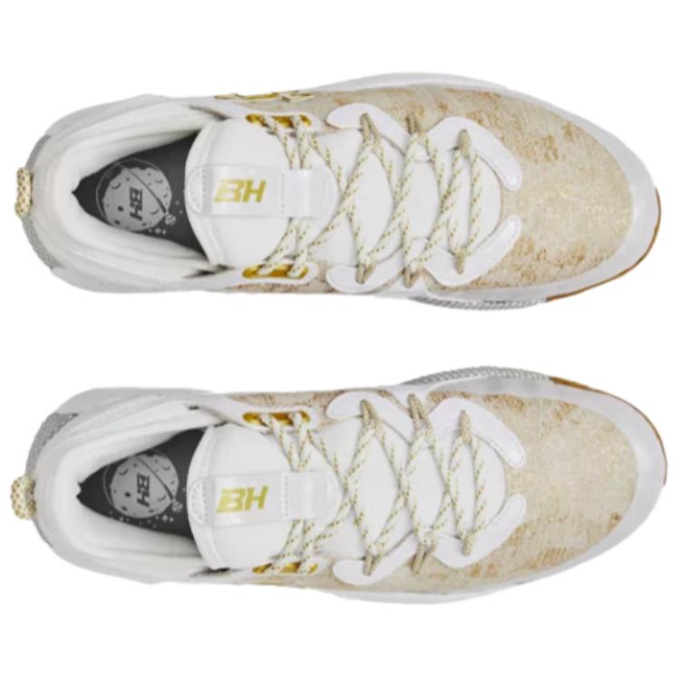 Lookbook 安德玛 Harper 8 低帮 ST 白金配色 3026588-100