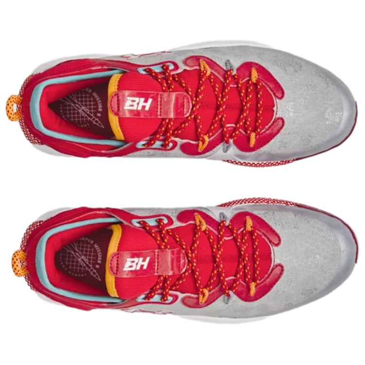 Lookbook Under Armour Harper 8 Low ST 'Blanco Rojo' 3026588-105