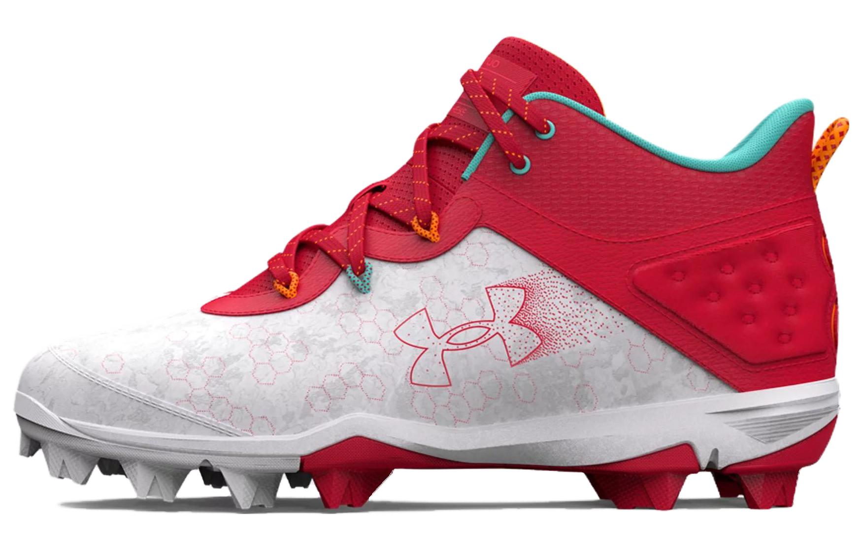 Under Armour Harper 8 Mid RM 'Red White' 3026592-600