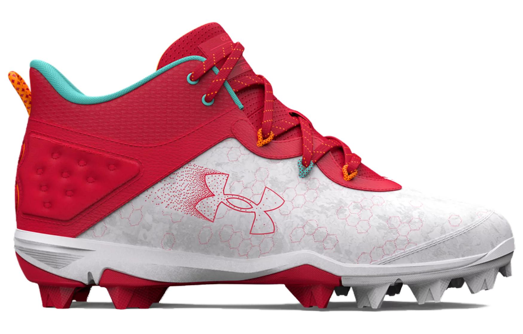 Order Under Armour Harper 8 Mid RM ''Rood Wit'' 3026592-600