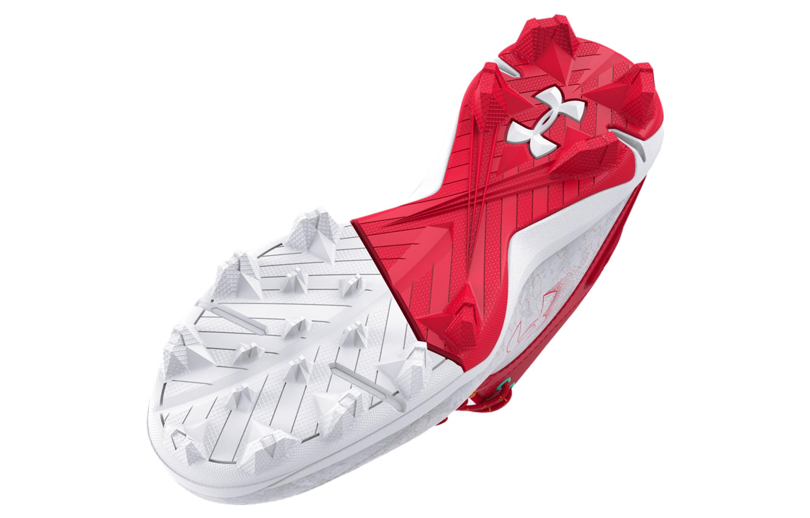 Shop 安德瑪 Harper 8 Mid RM '紅白' 3026592-600