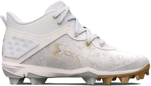 언더아머 하퍼 8 미드 RM '화이트 메탈릭 골드' 3026592-100 Order 언더아머 하퍼 8 미드 RM '화이트 메탈릭 골드' 3026592-100