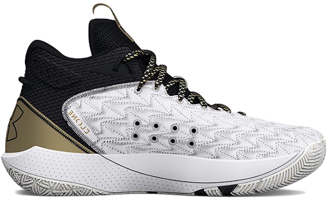 安德玛 Havoc 5 Clone '白黑'篮球鞋 3025605-100 Order 安德玛 Havoc 5 Clone '白黑'篮球鞋 3025605-100