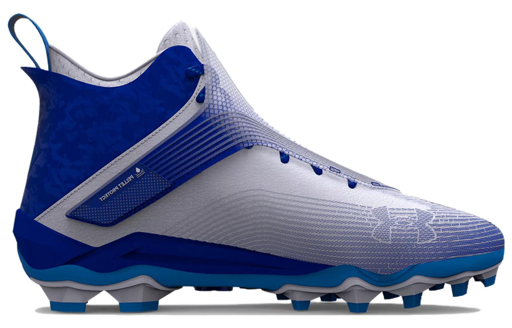 Order 安德玛高帮战靴 MC "白色皇家蓝" 3025085-102