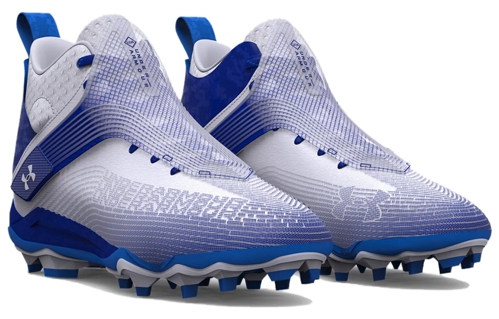 Lookbook 安德玛高帮战靴 MC "白色皇家蓝" 3025085-102