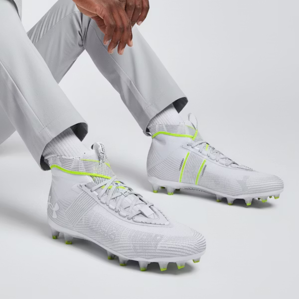 UAハイライトMC 白/銀/ライム 3023716-106 Order UAハイライトMC 白/銀/ライム 3023716-106