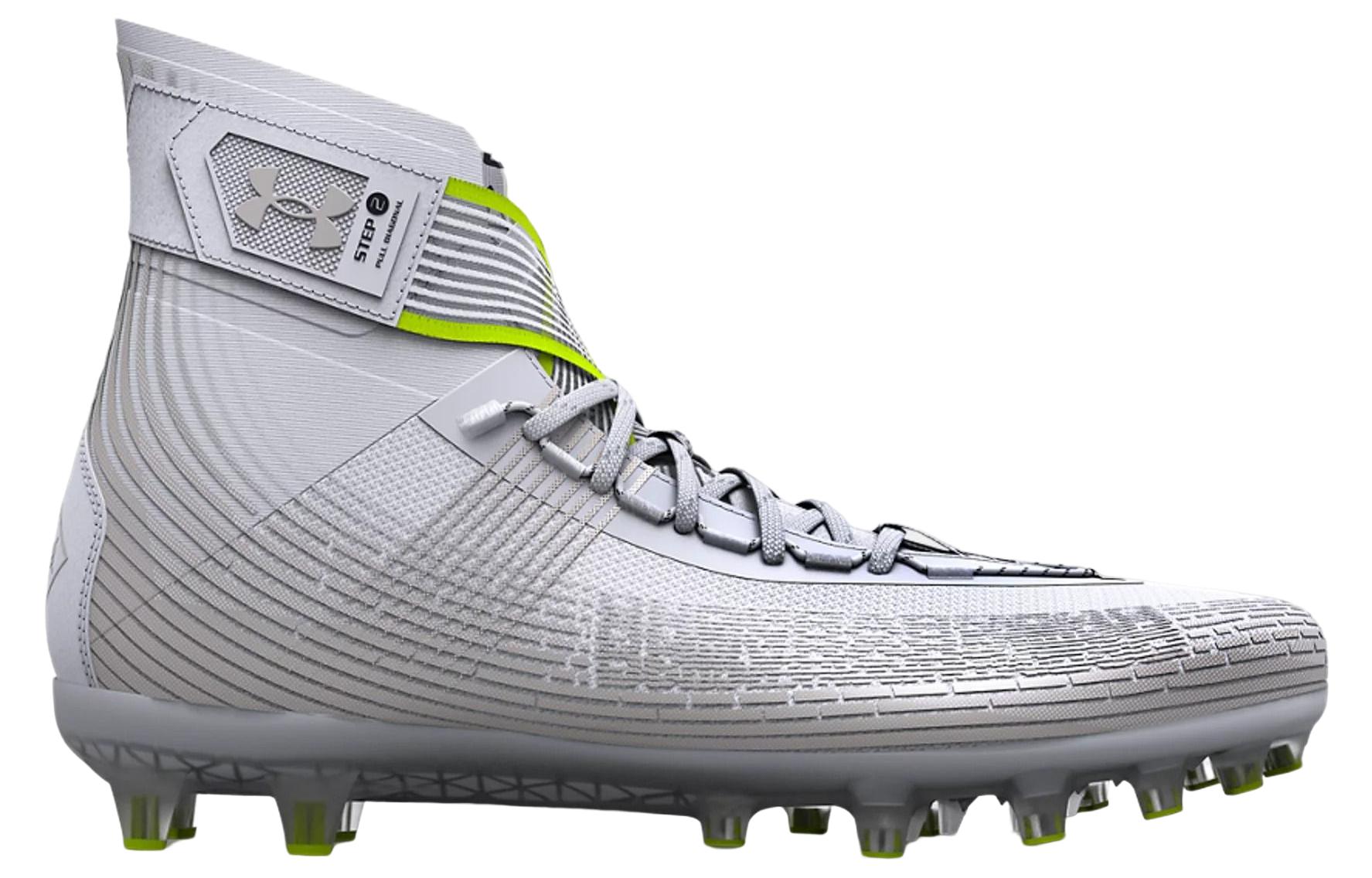 Shop UAハイライトMC 白/銀/ライム 3023716-106