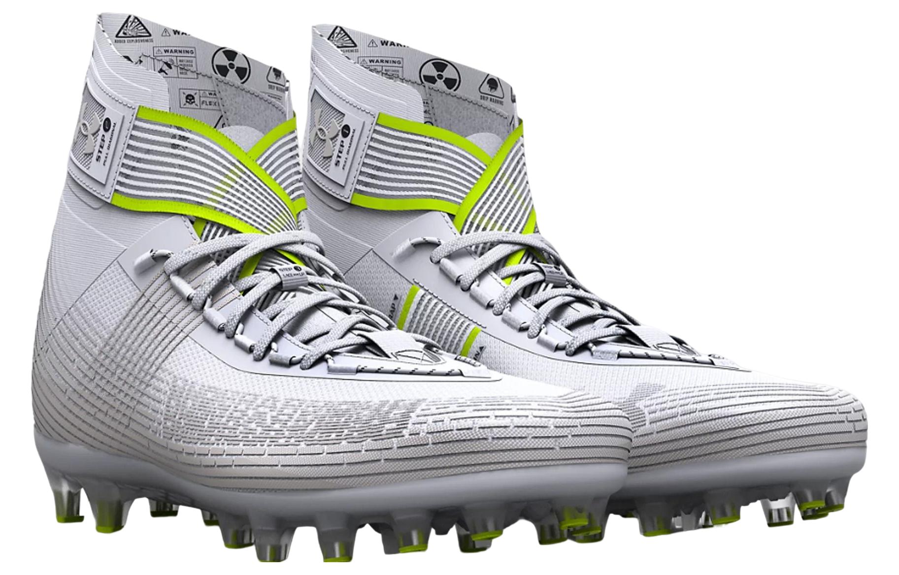 Purchase UAハイライトMC 白/銀/ライム 3023716-106