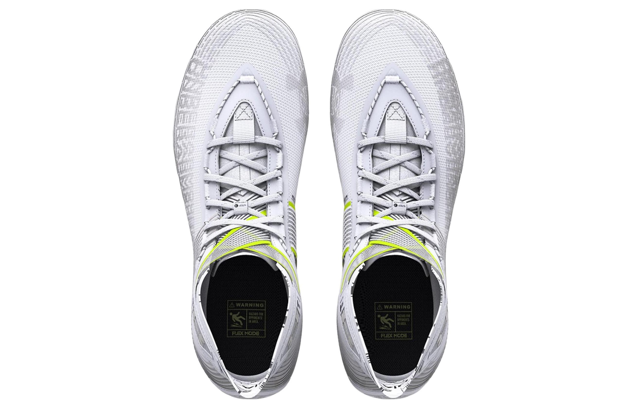 Details for UAハイライトMC 白/銀/ライム 3023716-106