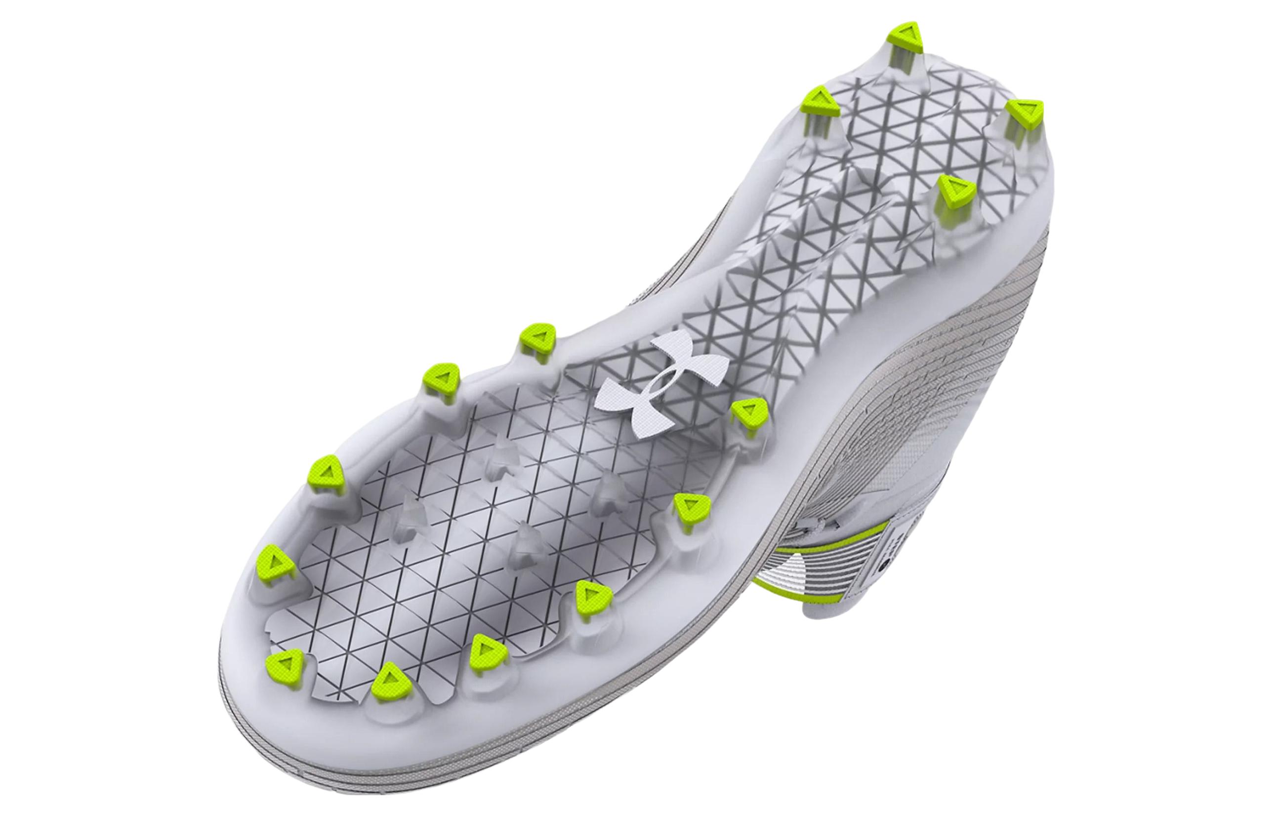 Sizing UAハイライトMC 白/銀/ライム 3023716-106