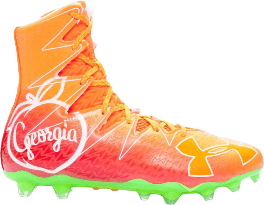 Under armour highlight cleats orange deals