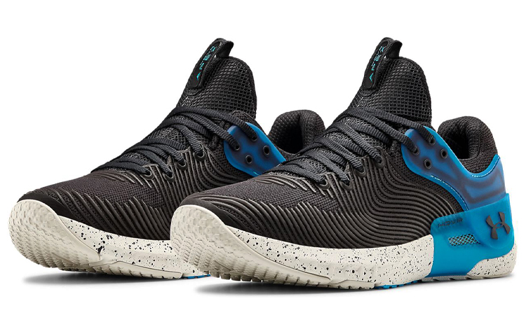 Lookbook Under Armour HOVR Apex 2 'Hitam Photon Biru' 3023007-500