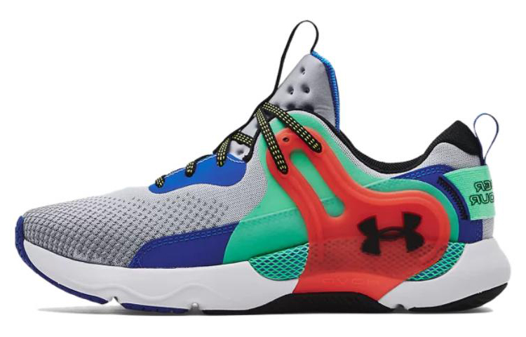 Under Armour HOVR Apex 3 'Mod Grey Red Aqua' 3024271-111