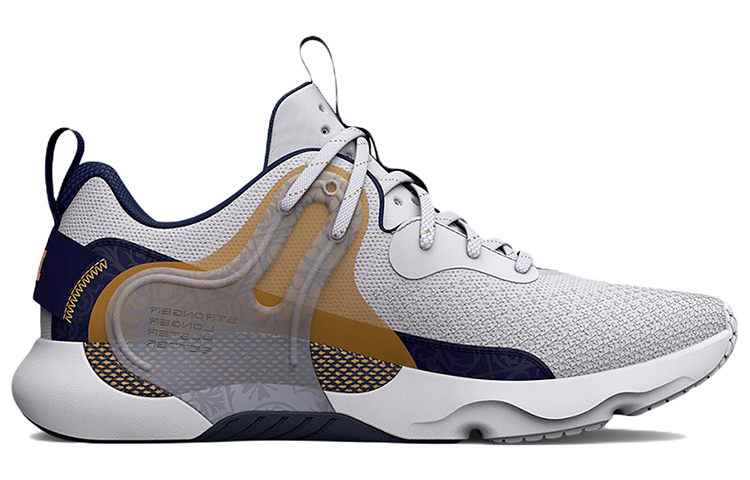 UA HOVR Apex 3 Collegiate 'White Gold Rush' 圖 2