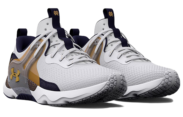 UA HOVR Apex 3 Collegiate 'White Gold Rush' 圖 3